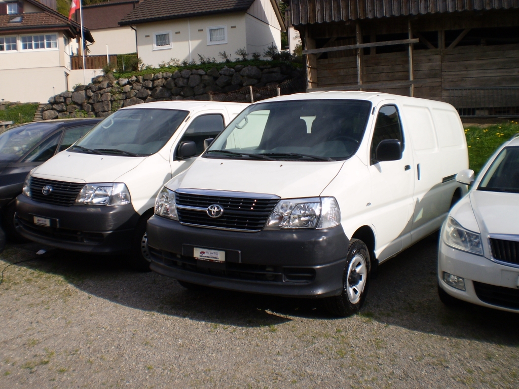 TOYOTA Hiace 117PS((4x4))D-4D Van 4WD LWBLanger Radstand (Kasten)Werkstattauto-Sortimo !